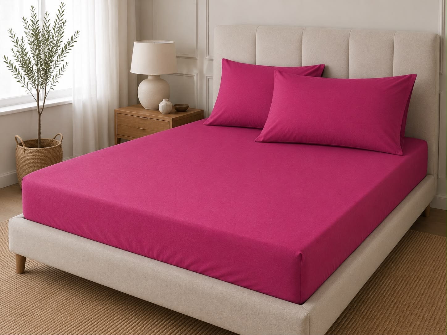 Carsaf sa lastisem roze