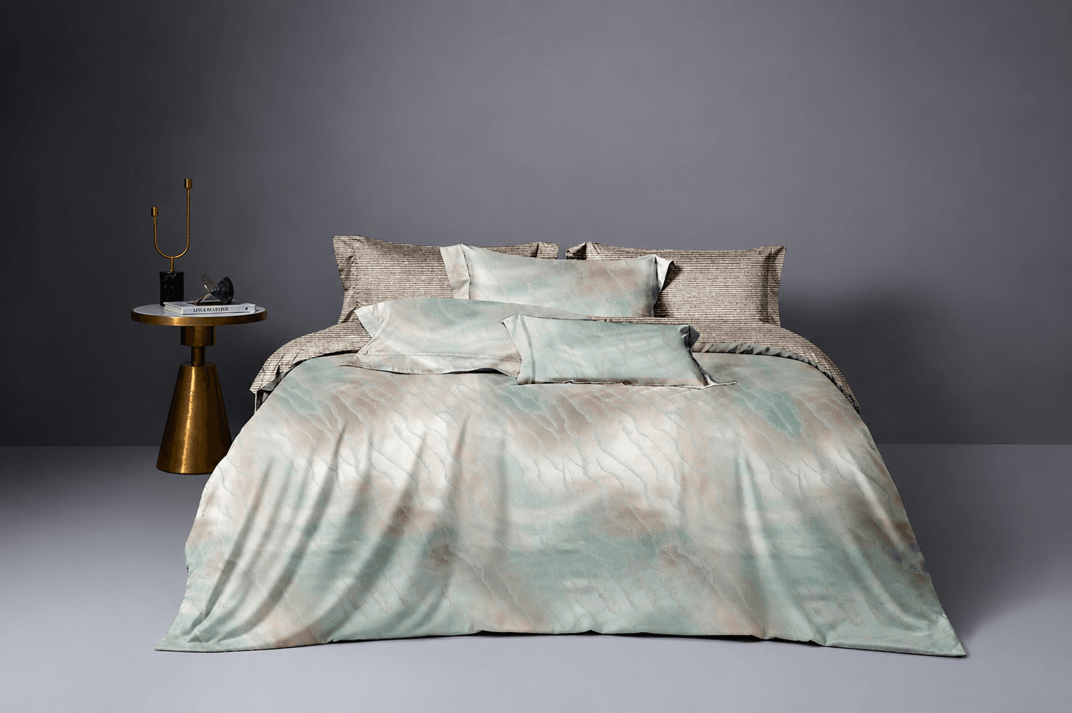 Posteljina Marble Mint
