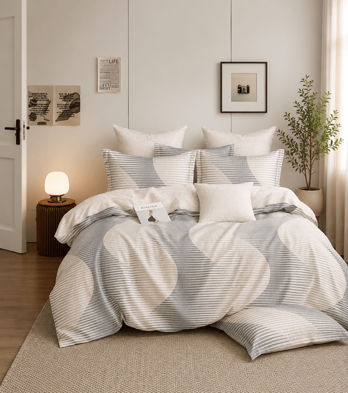 Posteljina Silver Wave