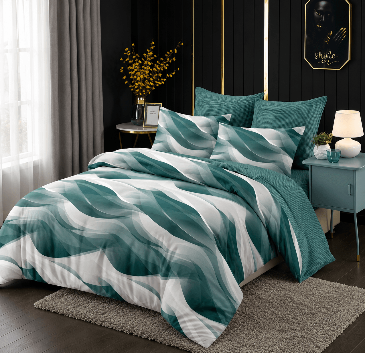 Posteljina Emerald Wave