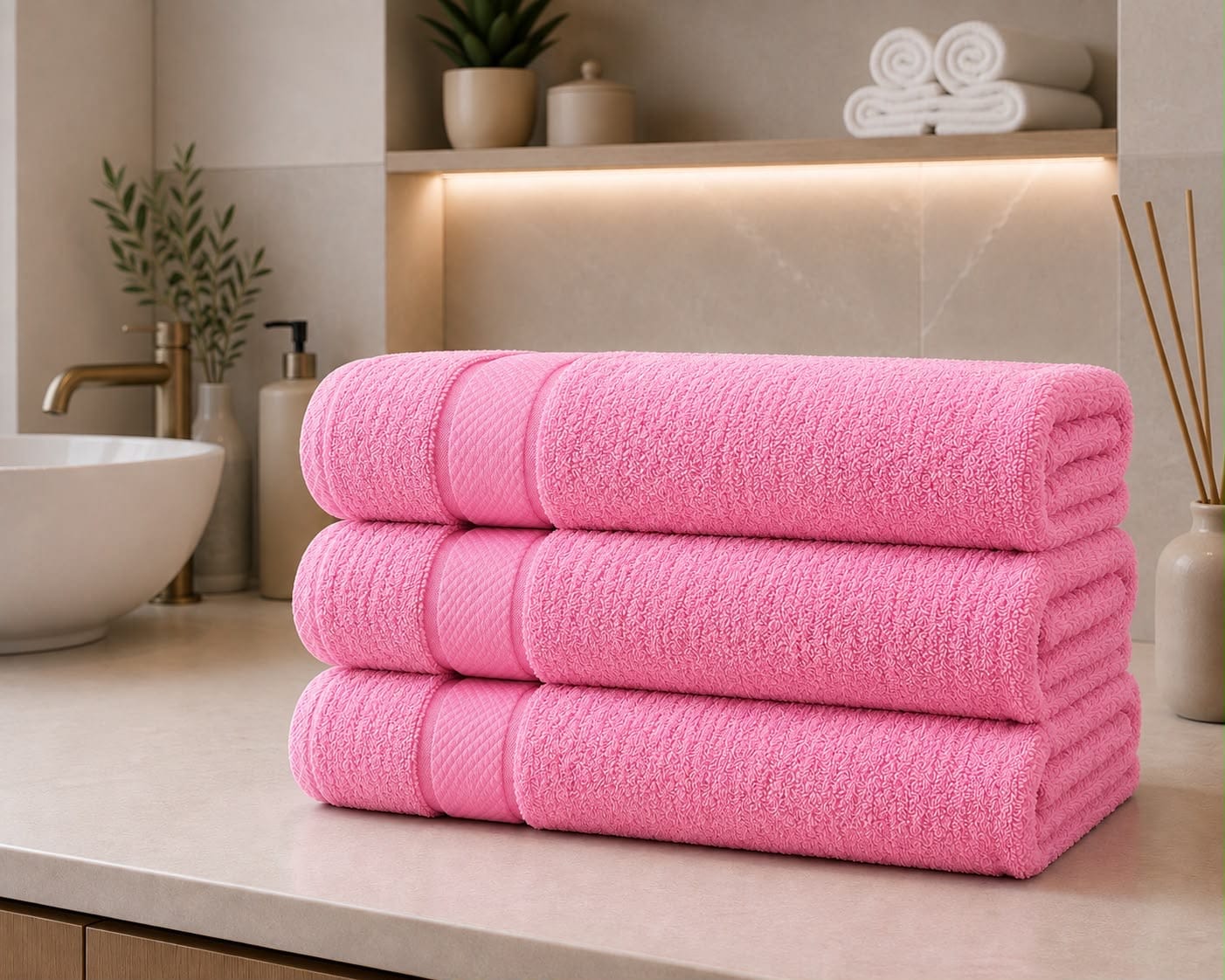 Peškir 400gr Roze